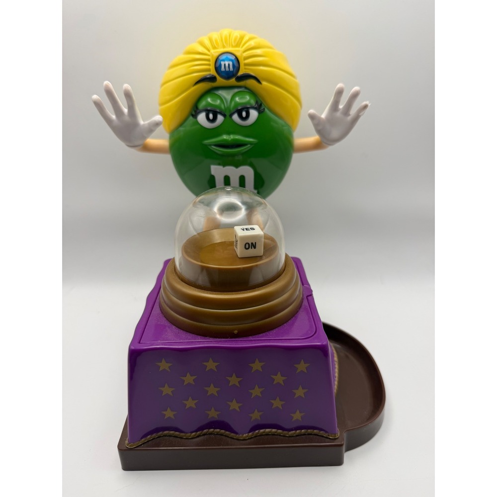 M&Ms Green Character‎ Fortune Teller Candy Dispenser Psychic Crystal Ball 2011